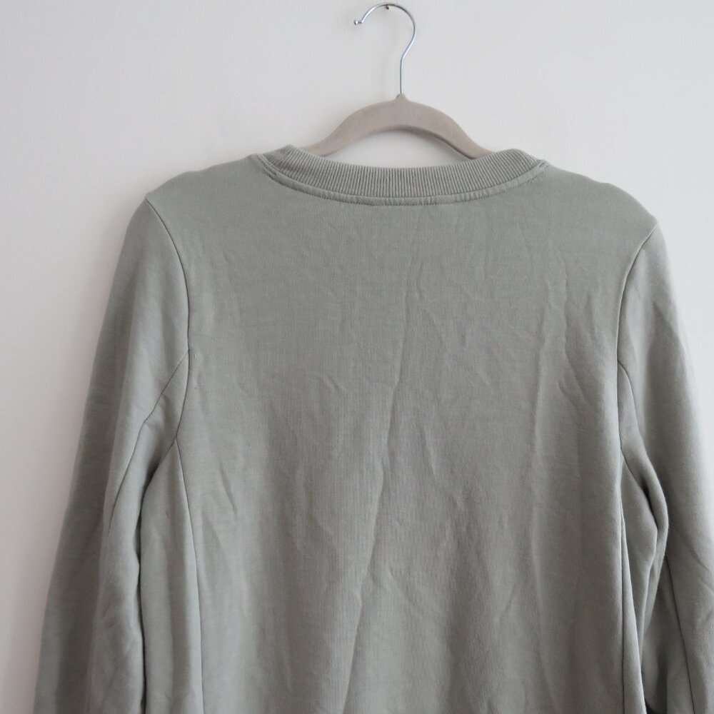 ATHLETA Coaster Luxe Sweatshirt Dress in Fern Green Athleisure Lounge - Size S - Picture 10 of 15